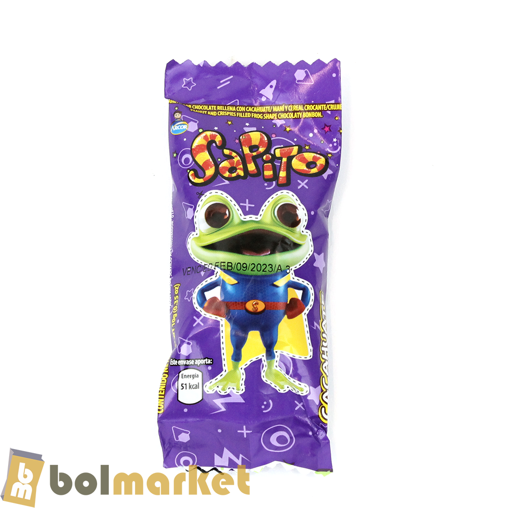 Arcor - Chocolate  Sapito - Cacahuate - 1 sapito - (10g)