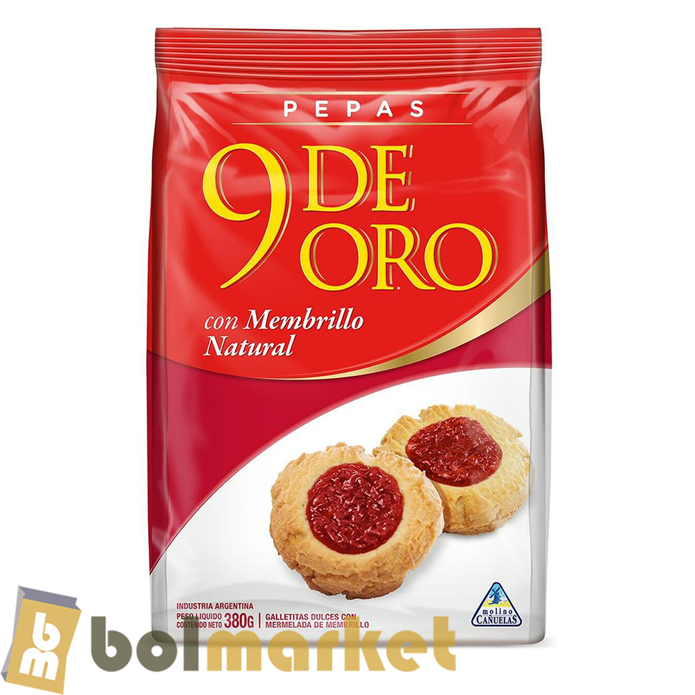 9 de Oro - Pepas de Membrillo - 13.40 oz (380g)