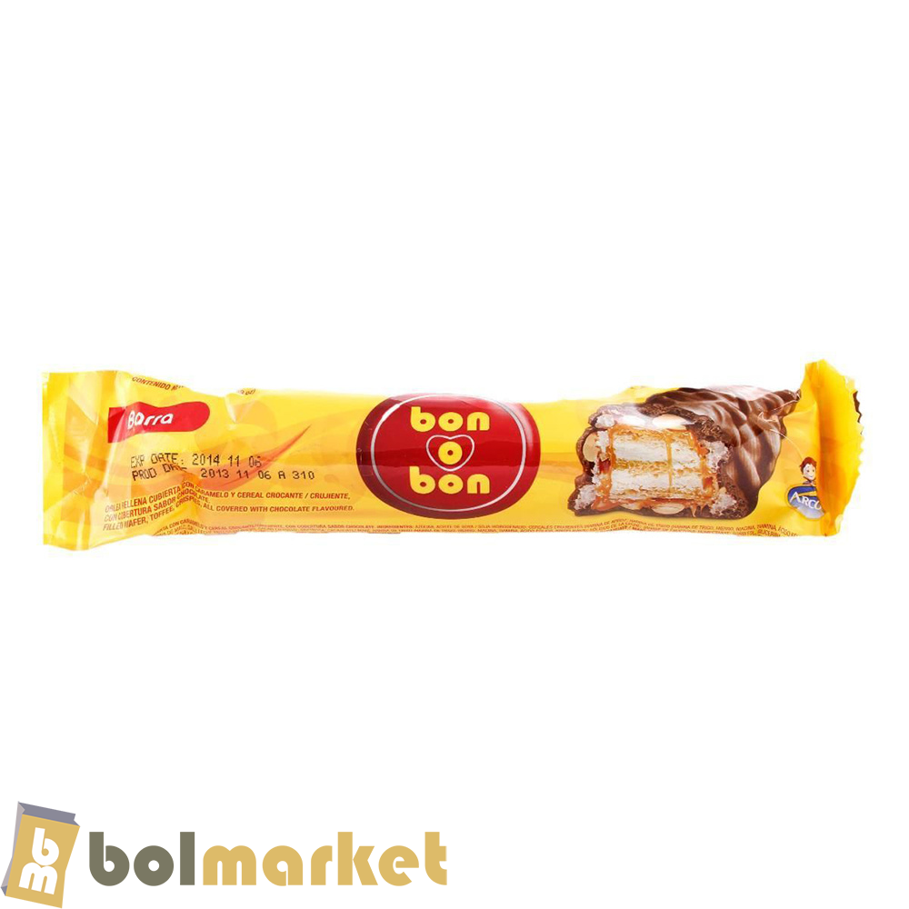 Arcor - Bon o Bon Chocolate Covered Bar - 1.69 oz (48g)