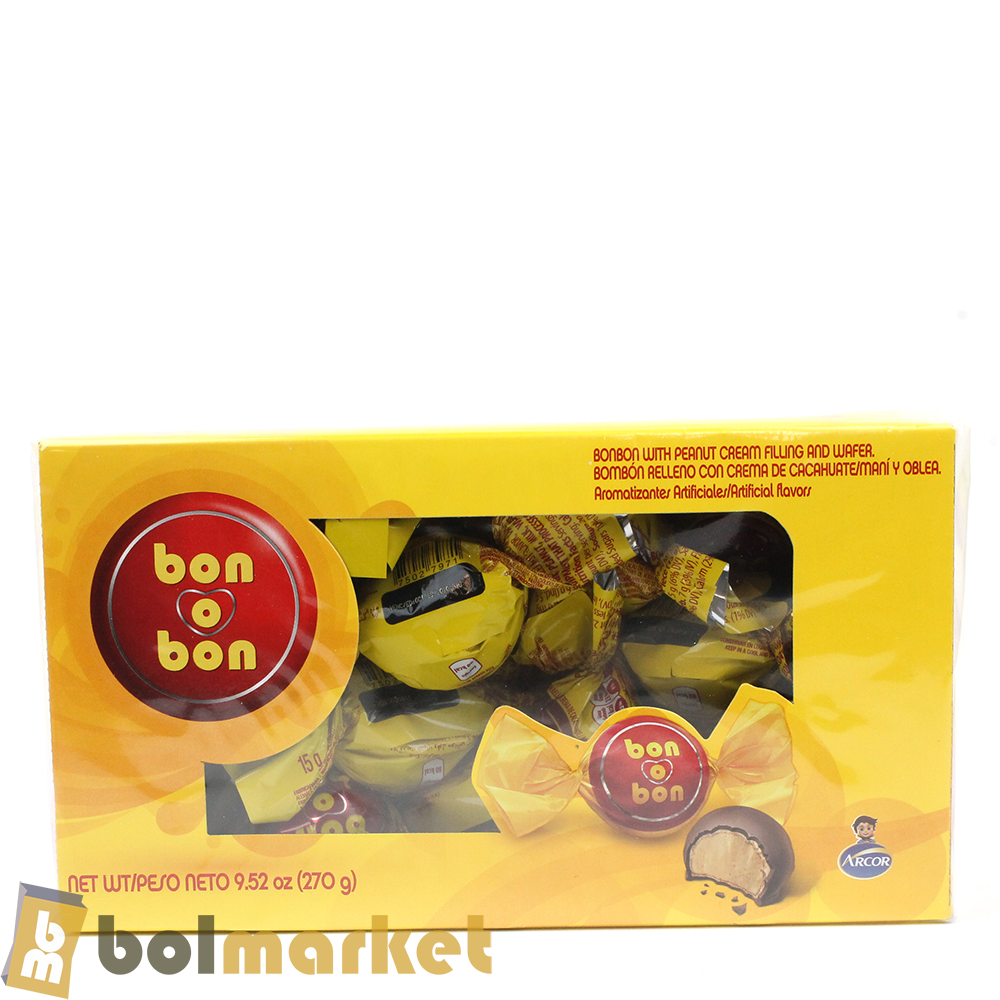 Arcor - Bon o Bon Chocolates - 9.52 oz (270g)