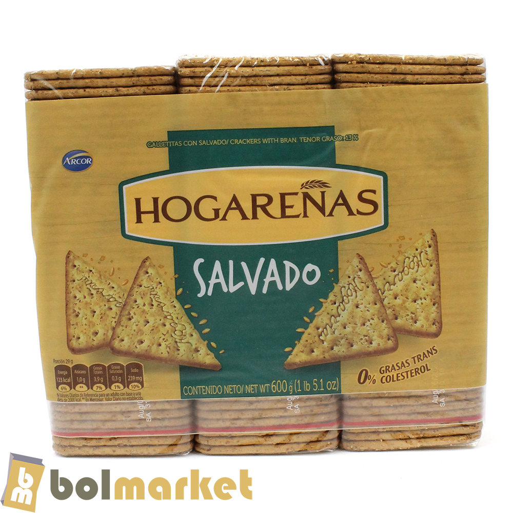 Arcor - Hogarenas Salvado - Paquete de 3 - 1 lb 5.1 oz (600g)