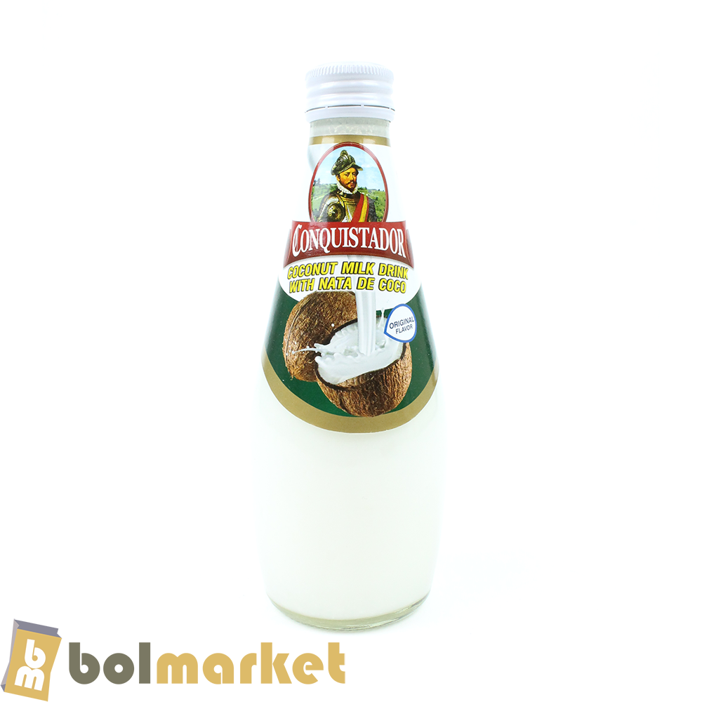 Conquistador - Leche de Coco con Nata de Coco - Sabor Original - 9.8 fl oz (290mL)