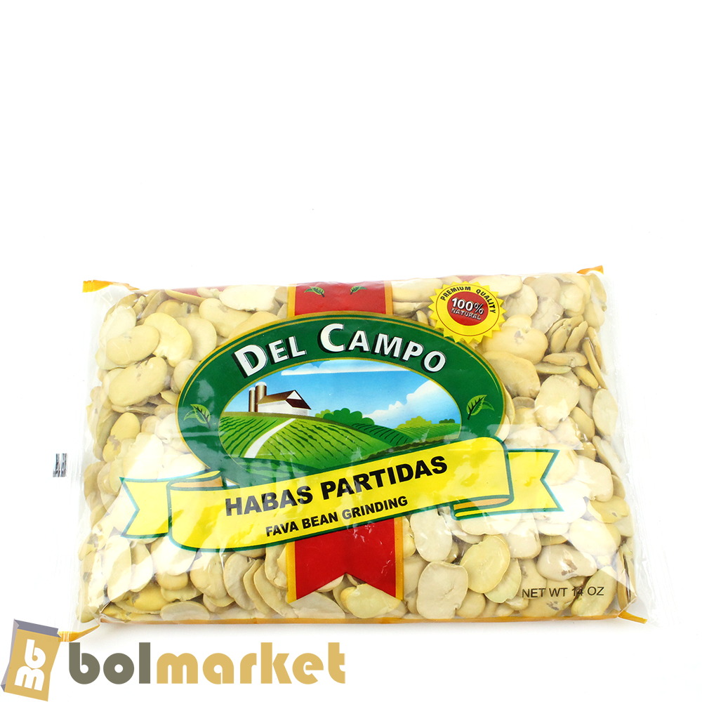 Del Campo - Habas Peladas Partidas - 14 oz (396.89g)