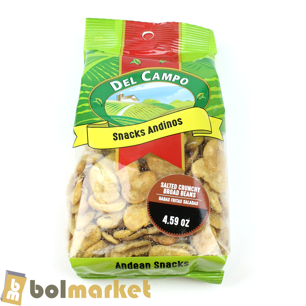 Del Campo - Snack Habas Fritas Saladas - 4.59 oz (130.12g)