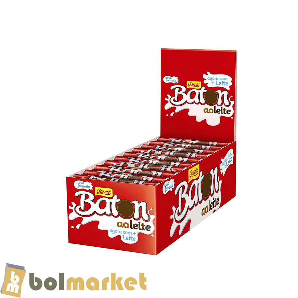 Garoto - Chocolate Baton - Caja de 30 pzs - 1.05 lb (480g)