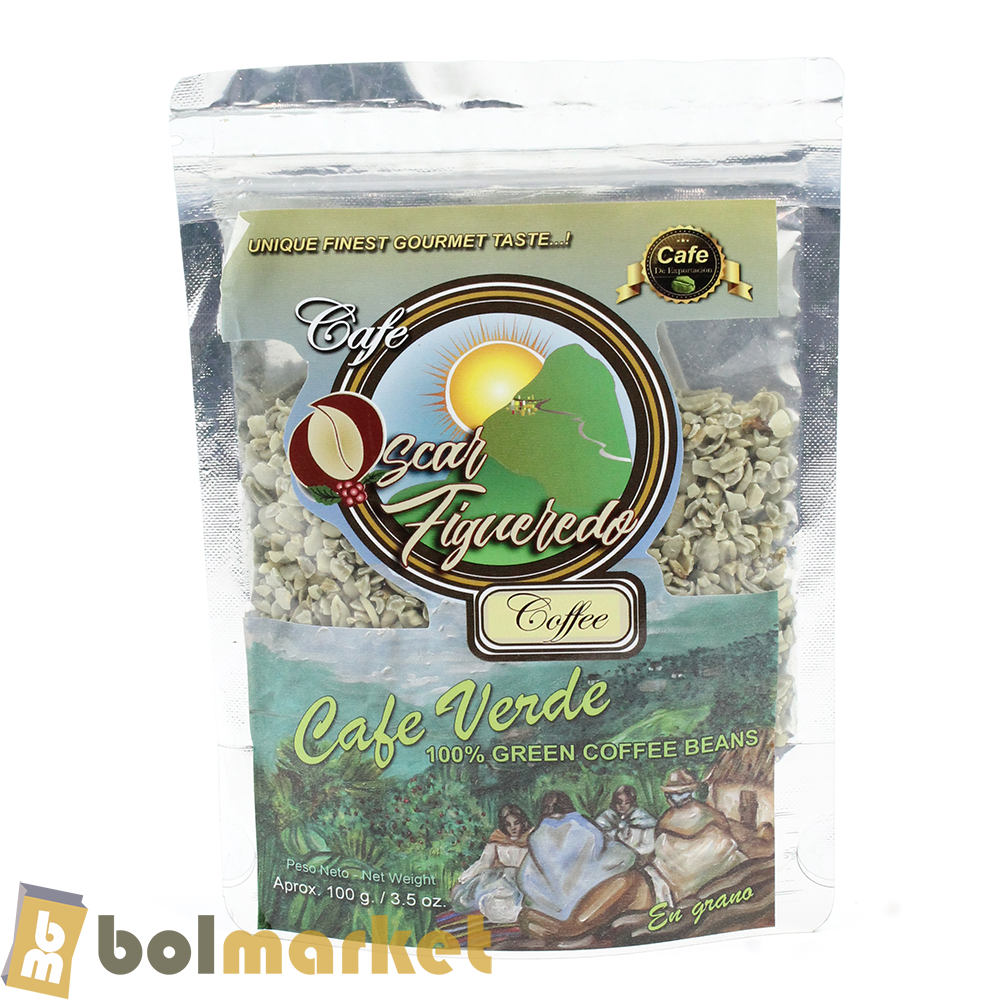 Oscar Figueredo - Cafe Verde en Grano - 3.5 oz (100g)