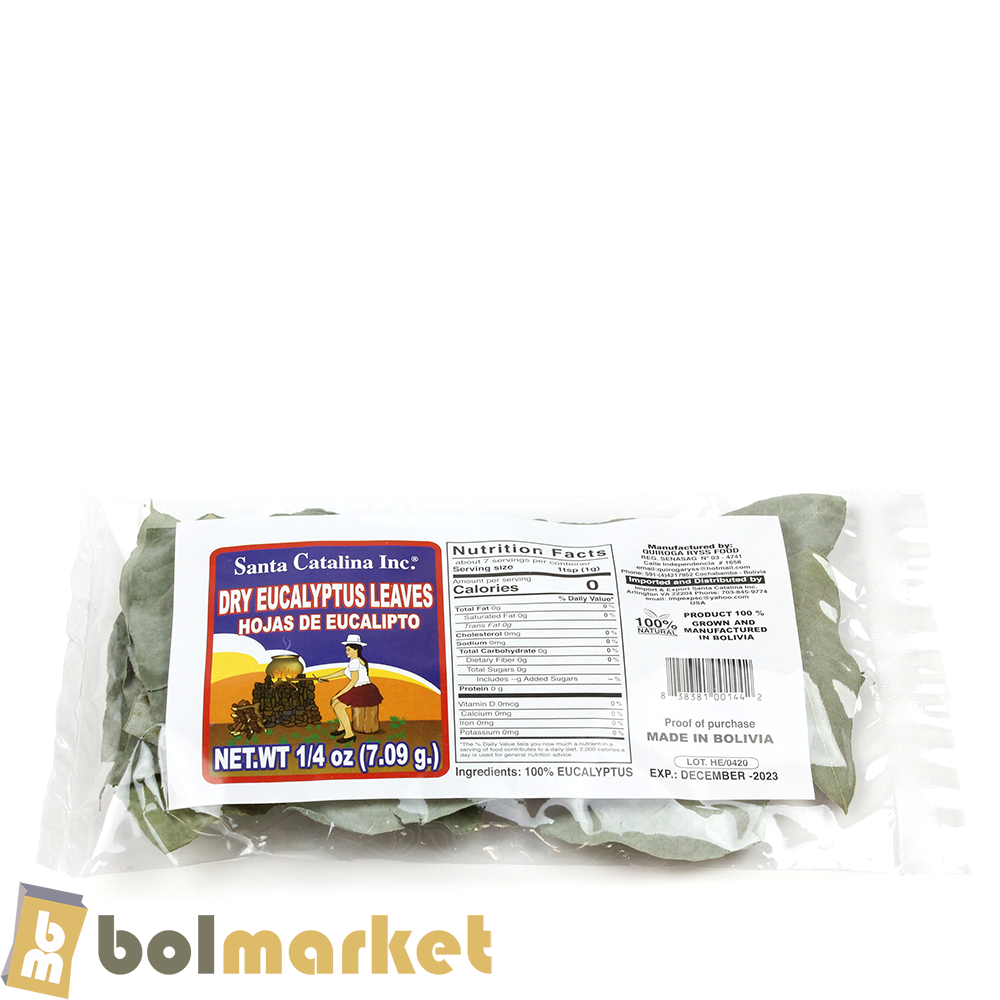 Santa Catalina - Hojas de Eucalipto - 0.25 oz (7.09g)