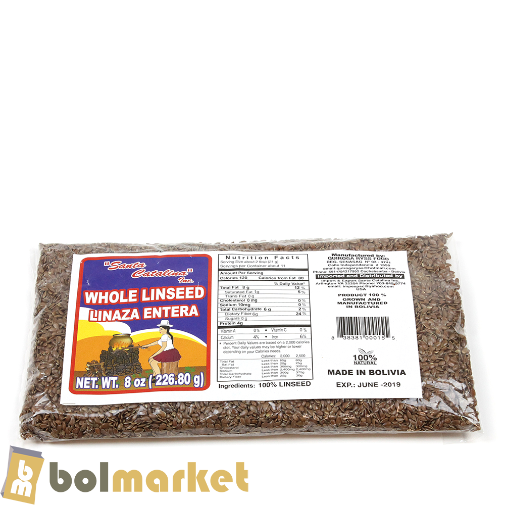 Santa Catalina - Whole Flaxseed - 8 oz (226.80g)