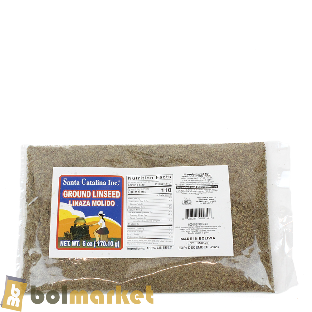 Santa Catalina - Linaza Molida - 6 oz (170.10g)