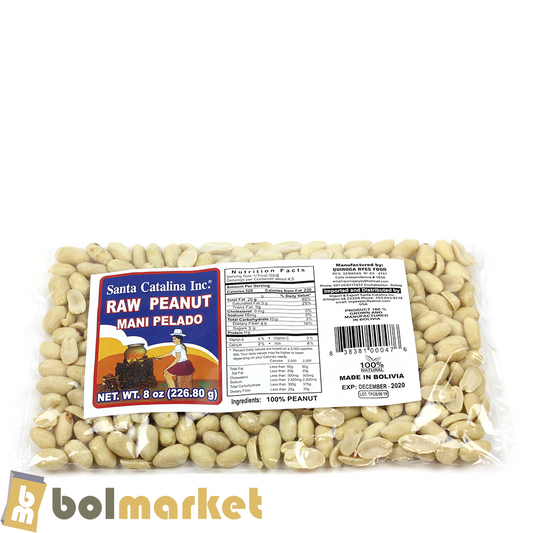 Santa Catalina - Peeled Peanuts - 8 oz (226.80g)