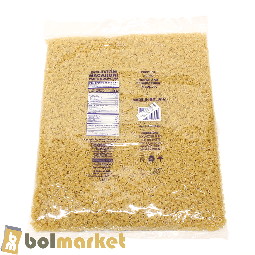 Santa Catalina - Bolivian Pasta - Macarron Anillito # 25 - 48oz (1360.80g)