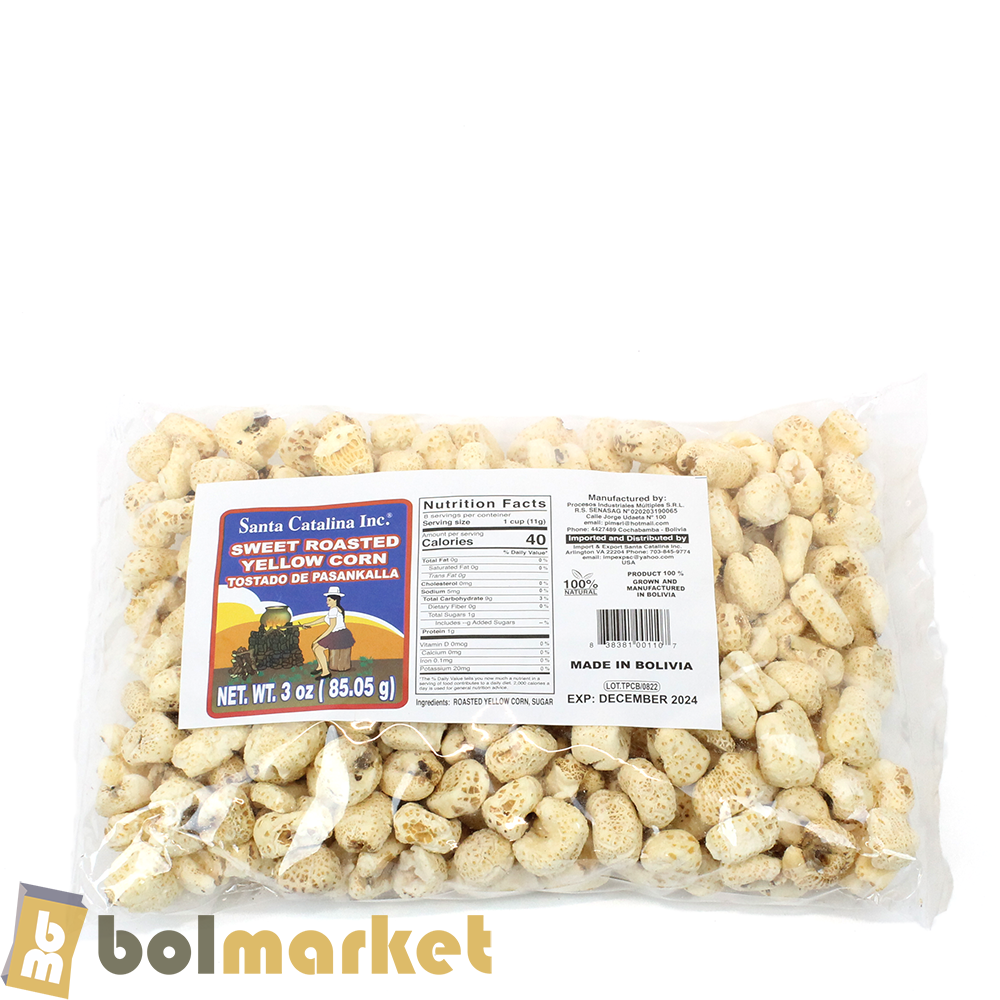 Santa Catalina - Tostado Pasankalla sin Azucar - 3 oz (85.05g)