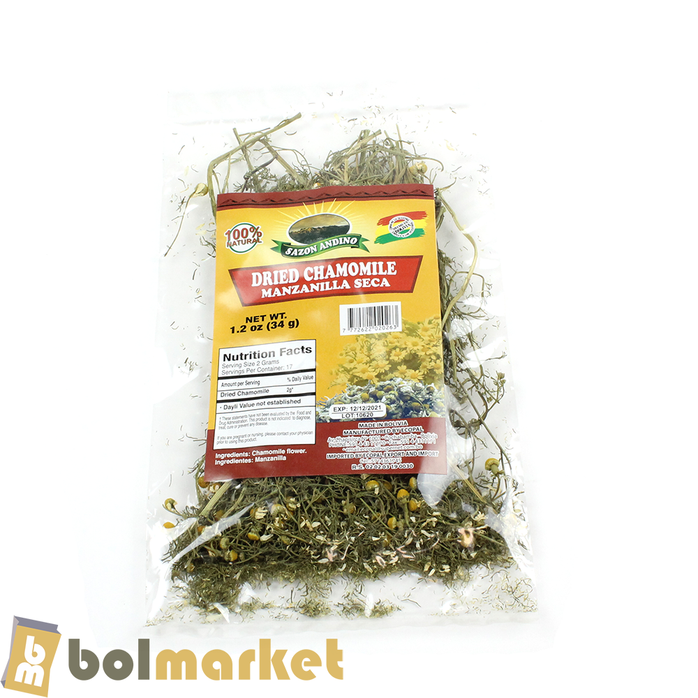 Andean Seasoning - Dried Manzanilla - 1.2 oz (34g)