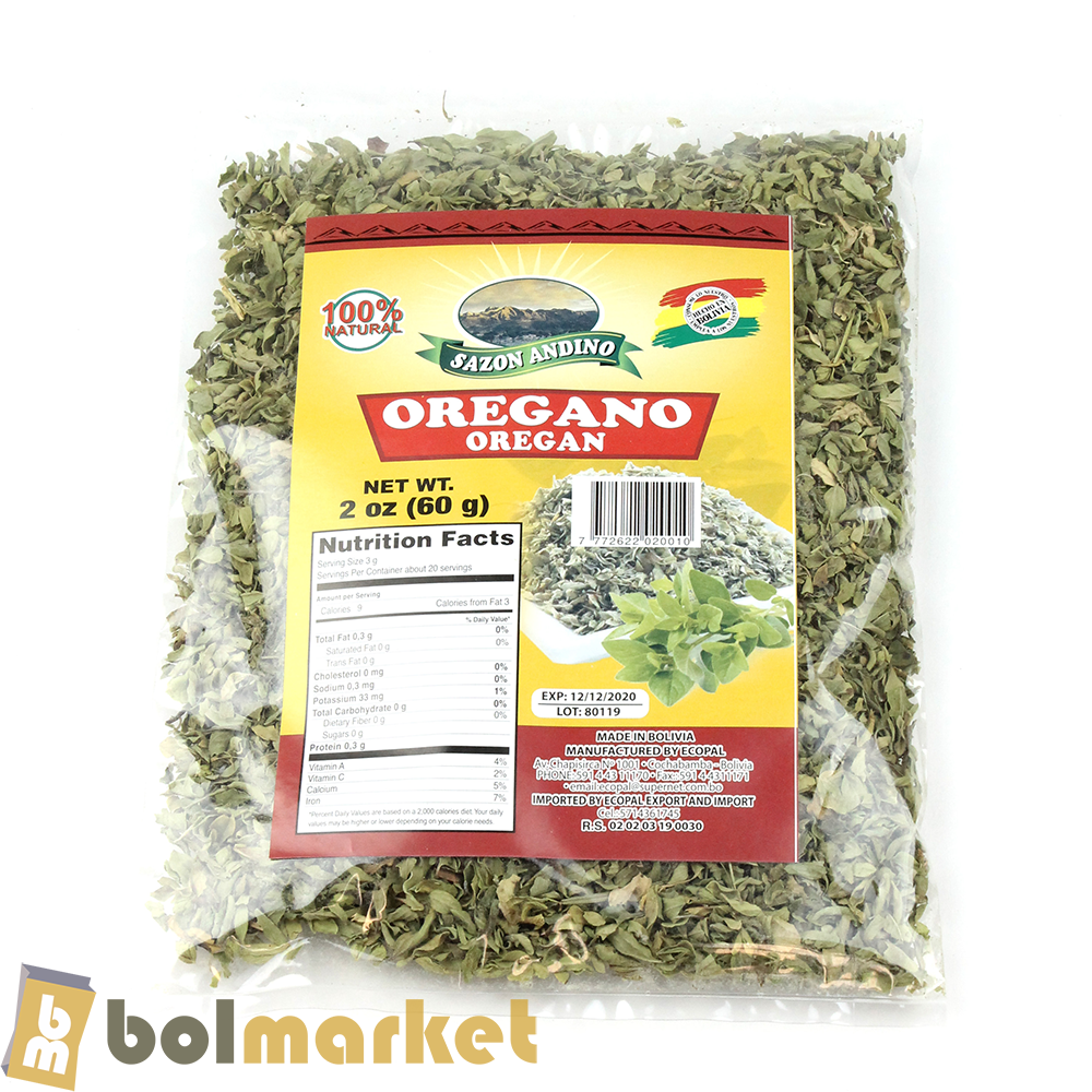 Sazon Andino - Oregano - 2 oz (60g)