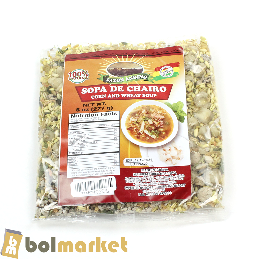 Sazon Andino - Sopa de Chairo - 8 oz (227g)