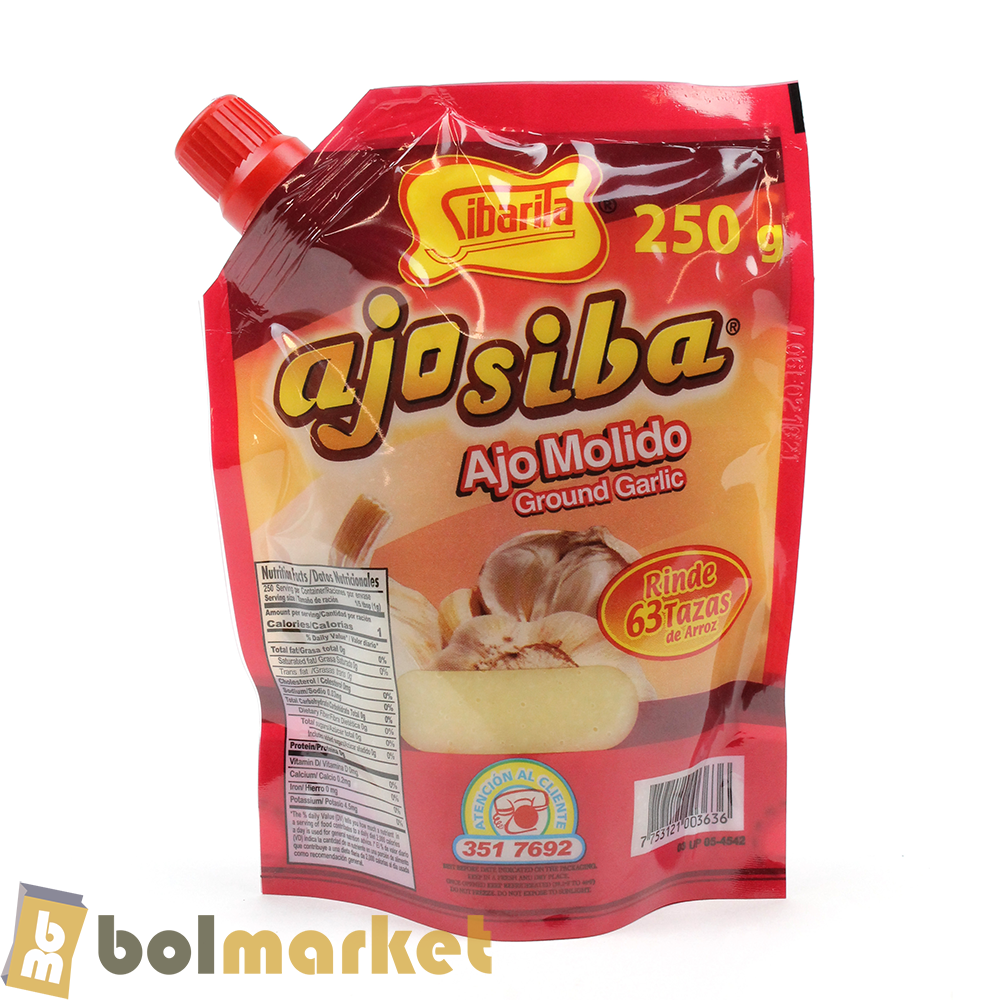 Sibarita - Ajo Siba - Ajo Molido - 8.82 oz (250g)