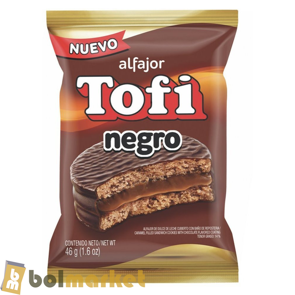 Tofi - Alfajor Relleno de Dulce de Leche - 1 alfajor - 1.6 oz (46g)