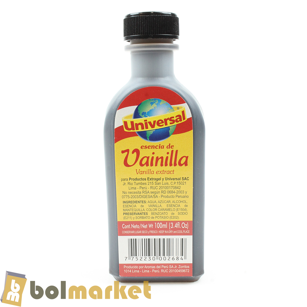 Universal - Esencia de Vainilla - 3.4 fl oz (100mL)