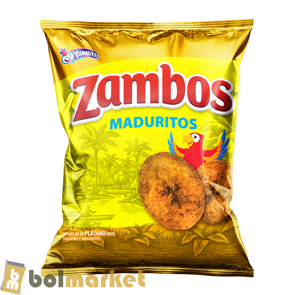 Zambos - Sweet Plantain Chips - Maduritos - 4.9 oz (140g)