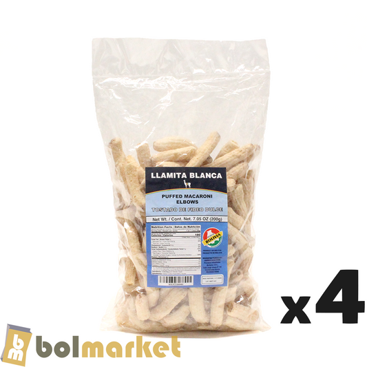 Llamita Blanca - Tostado de Fideo Dulce - 28.21 oz (800 g) - Paquete de 4