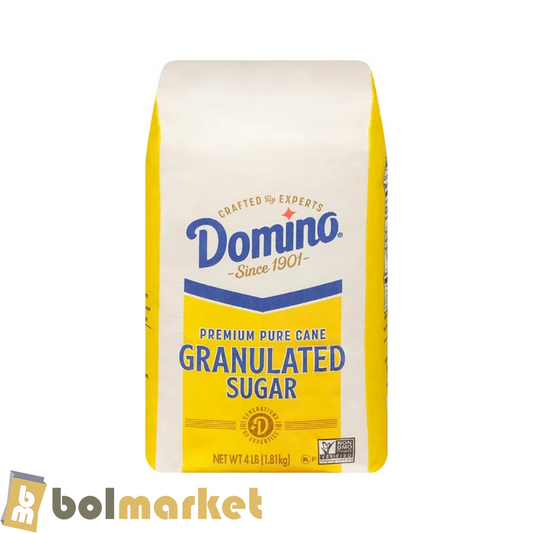 Domino - Azúcar Granulada de Caña Pura Premium - 4 lb (1.81kg)