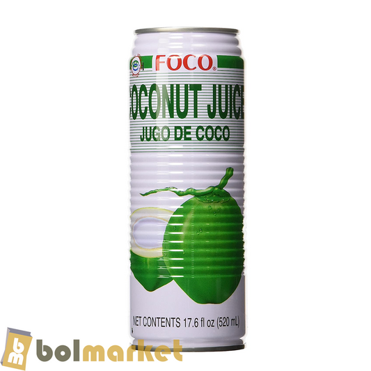 Foco - Jugo de Coco - 17.6 fl oz (520mL)