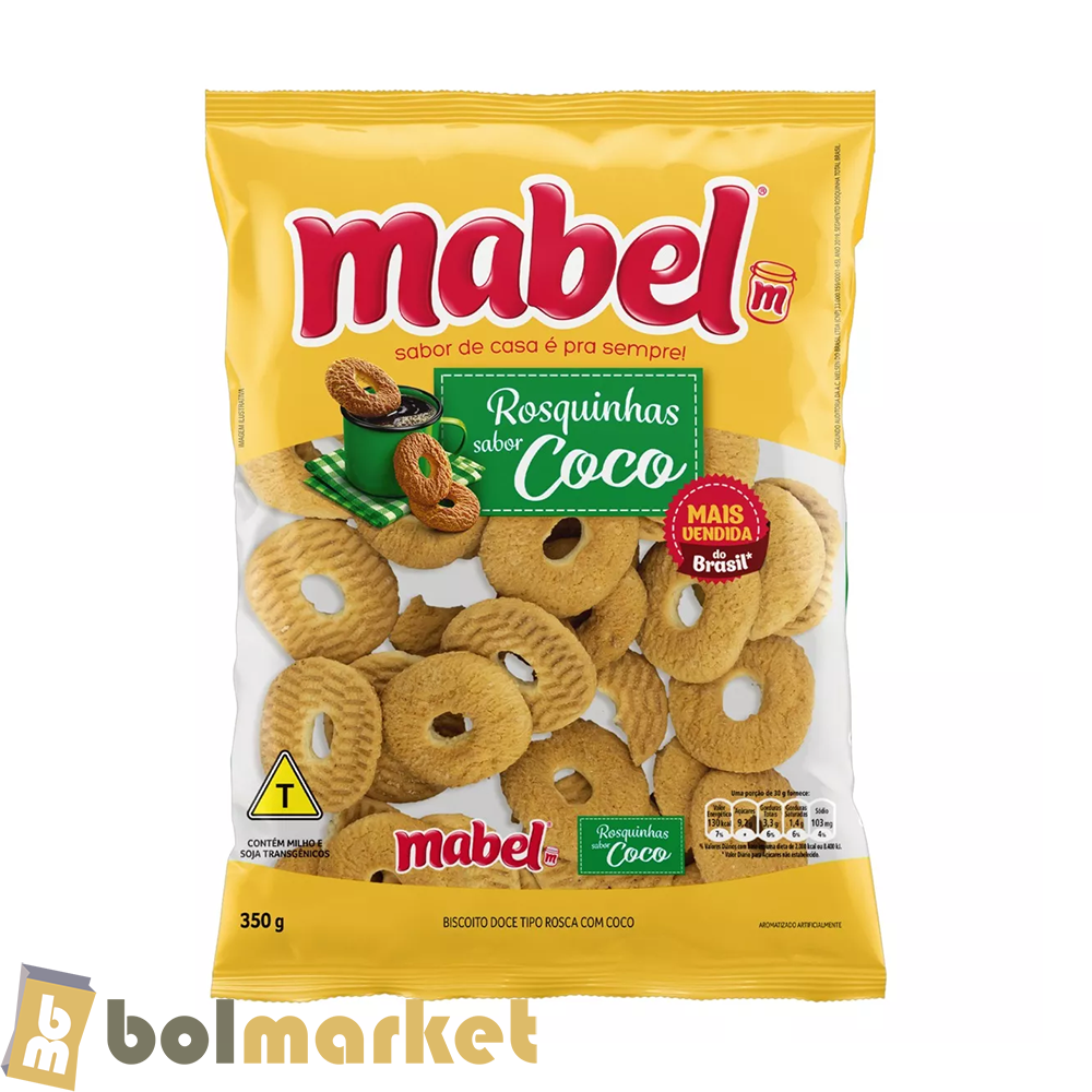 Mabel - Rosquitas con sabor a Coco - 12.35 oz (350g)