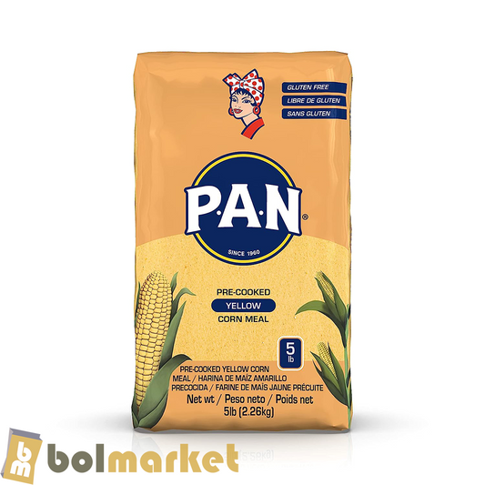 PAN - Harina de Maiz Amarillo - 5 lb (2.26kg)