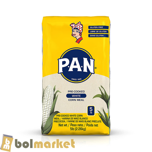 PAN - Harina de Maiz Blanco - 5 lb (2.26kg)