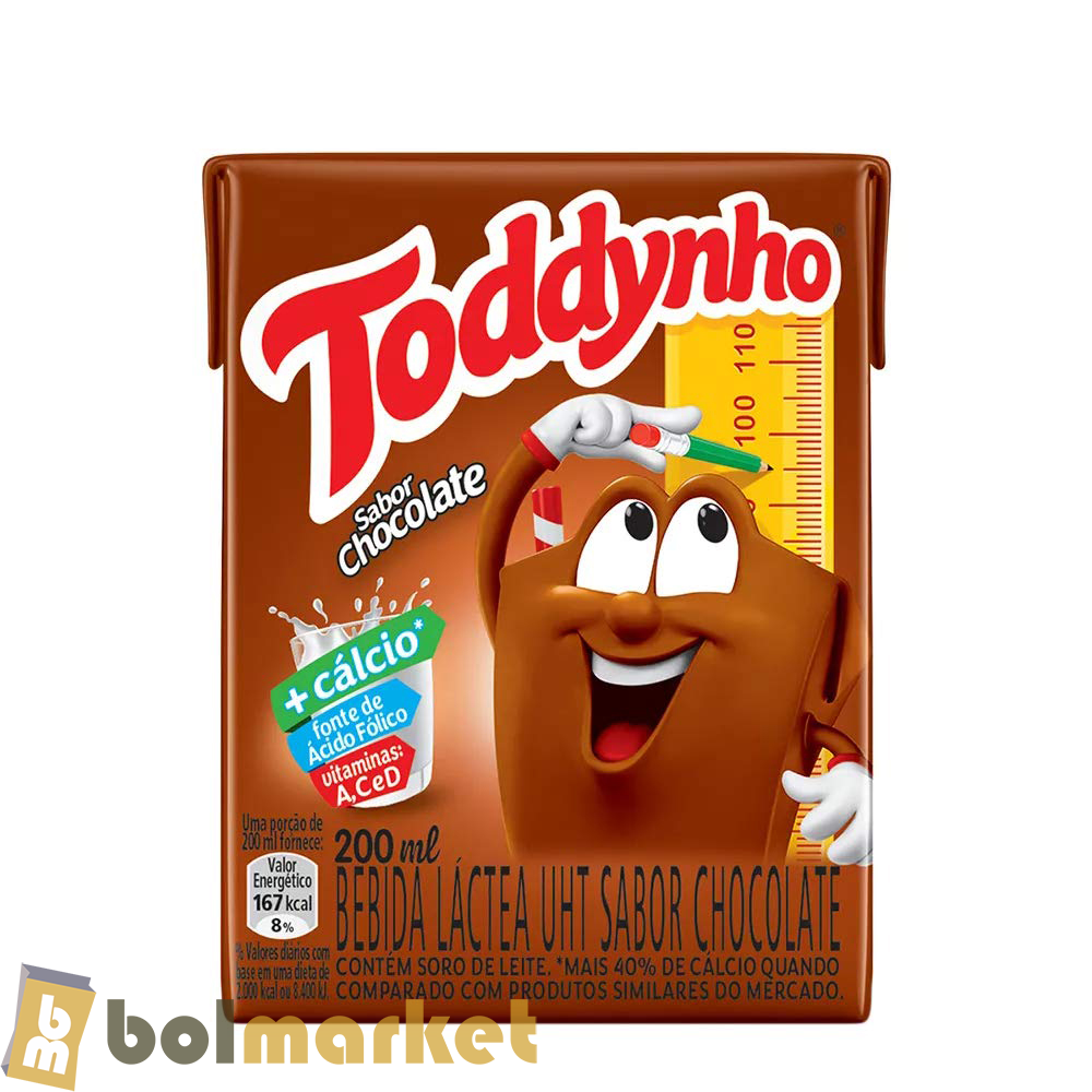 Pepsico - Toddynho - Bebida Láctea UHT sabor a Chocolate - 6.76 fl oz (200mL)