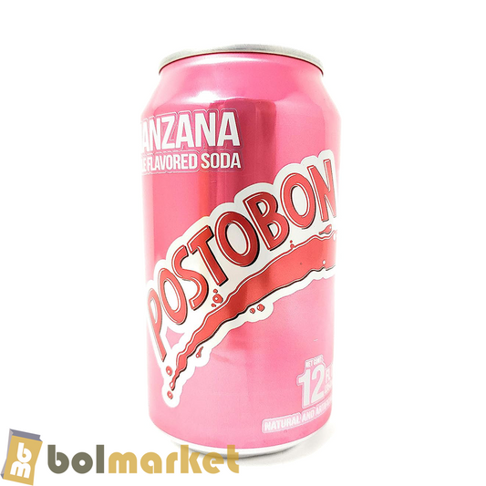 Postobon - Apple - Soda Can - 12 fl oz (354mL)