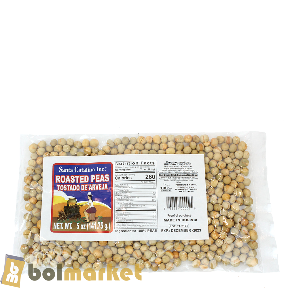 Andean Seasoning - Roasted Peas - 6 oz (170g)