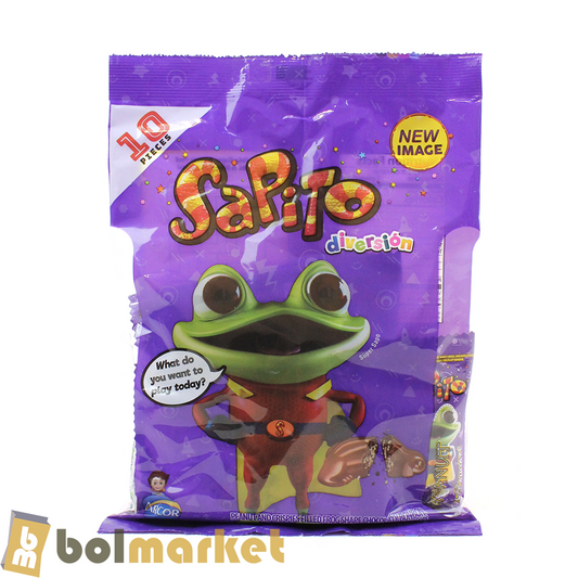 Arcor - Chocolate Sapito Cacahuate - Bag of 10 pcs - 3.53 oz (100g)