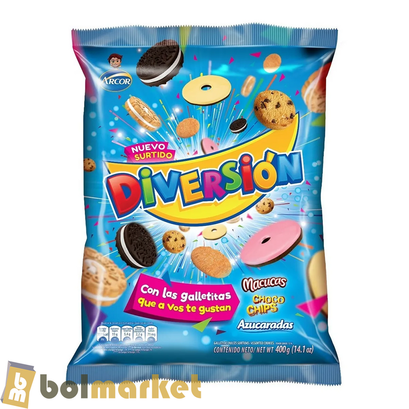 Arcor - Galletas Diversión Surtido - 14.1 oz (400g) – Bolmarket