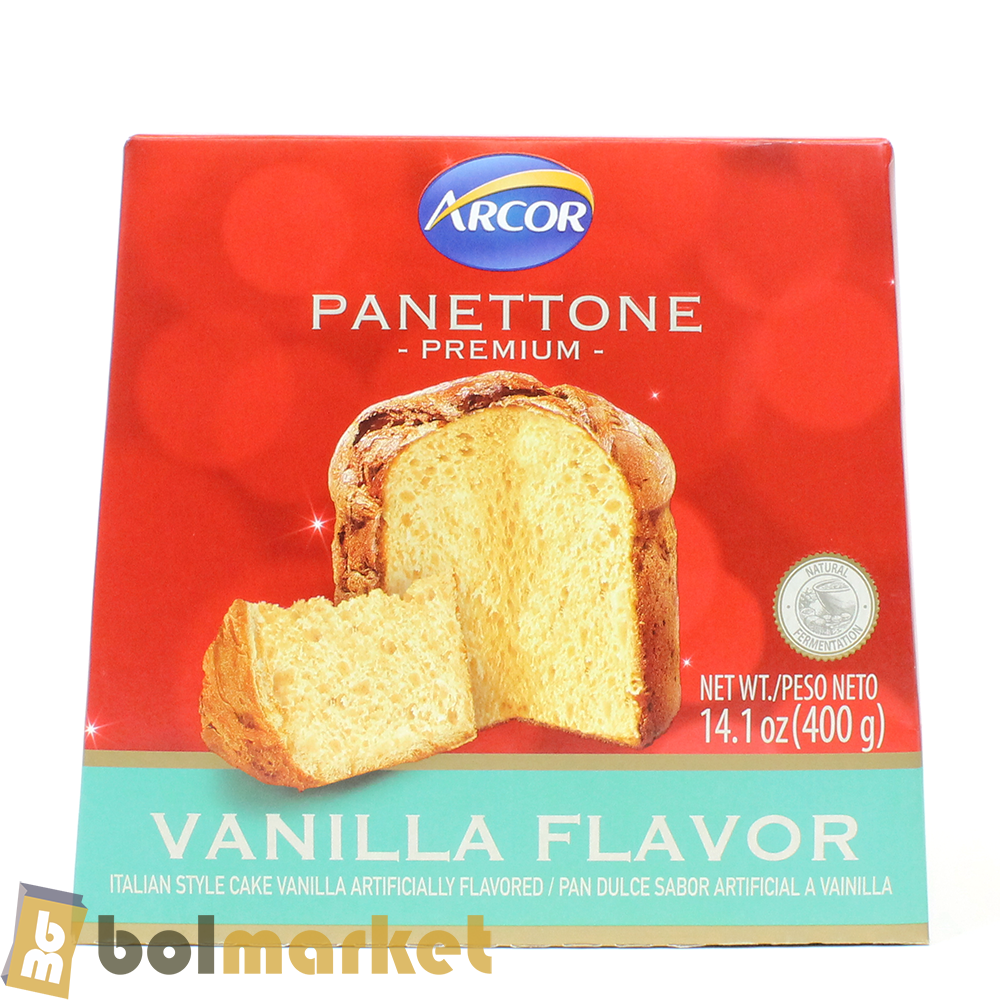 Arcor - Premium Panettone Vanilla Flavor - 14.1 oz (400g)