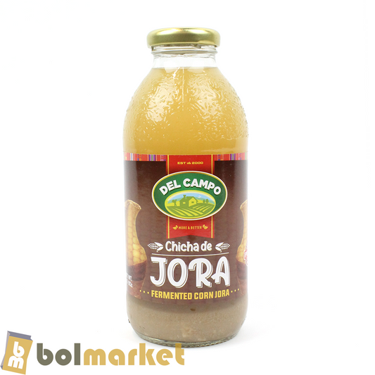 Del Campo - Chicha de JORA - Botella 16 fl oz (473mL)