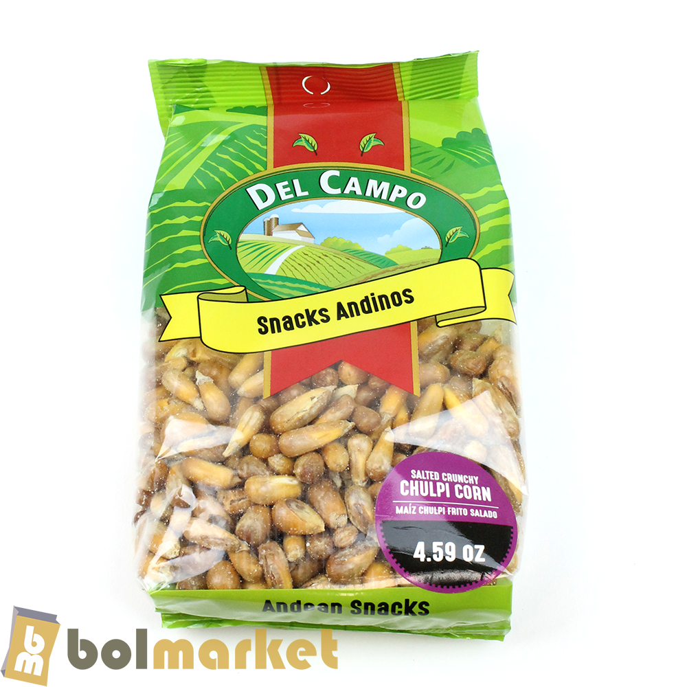 Del Campo - Snack Corn Chulpi Fried Salted - 4.59 oz (130.12g)