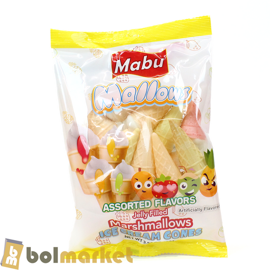 Mabu - Ice Cream Cone with Marshmallow - 3.53 oz (100g)