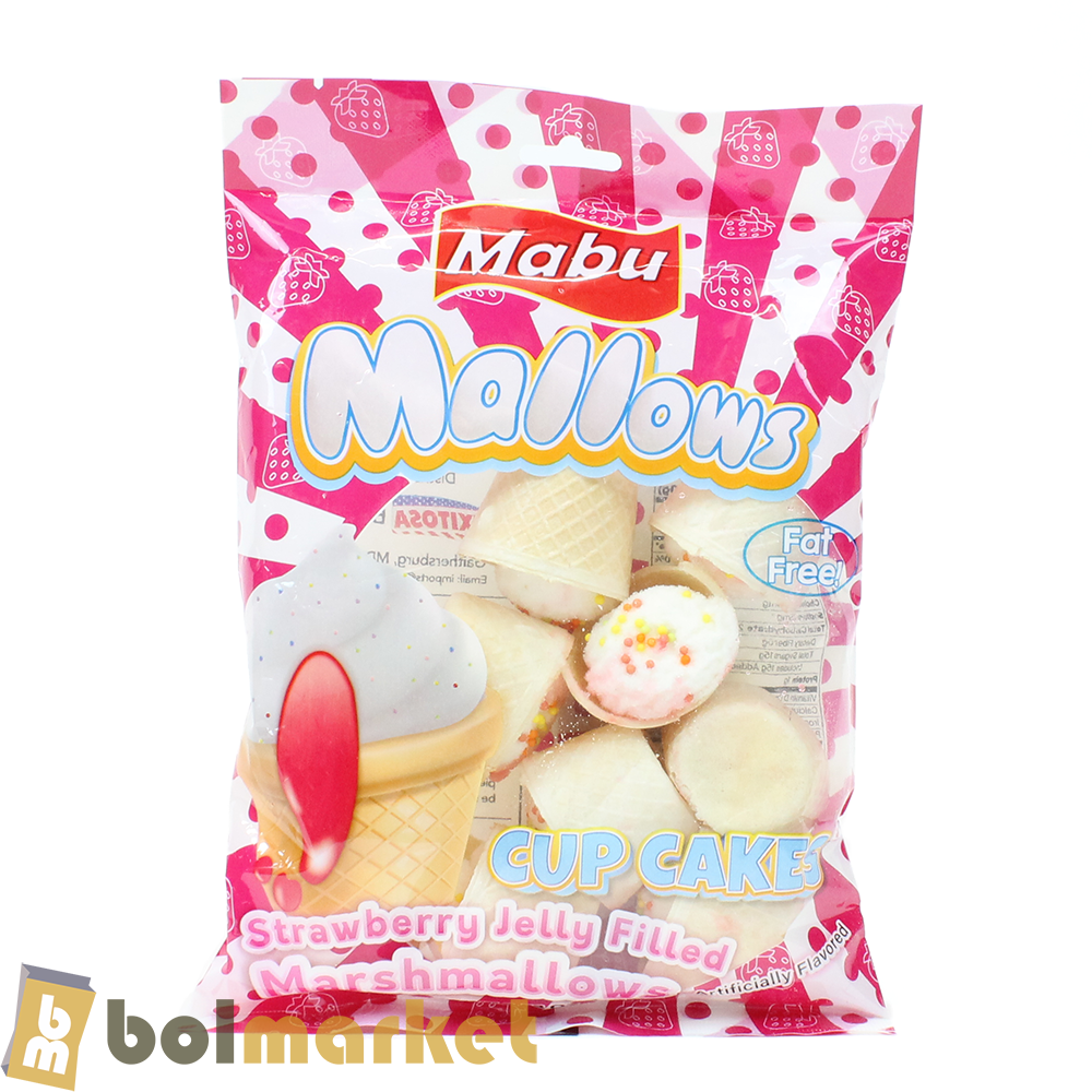 Mabu - Strawberry Marshmallow Cupcakes - 3.53 oz (100g)