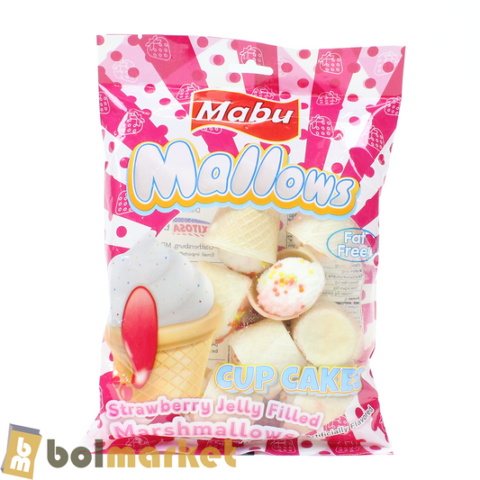 Mabu - Strawberry Marshmallow Cupcakes - 3.53 oz (100g)