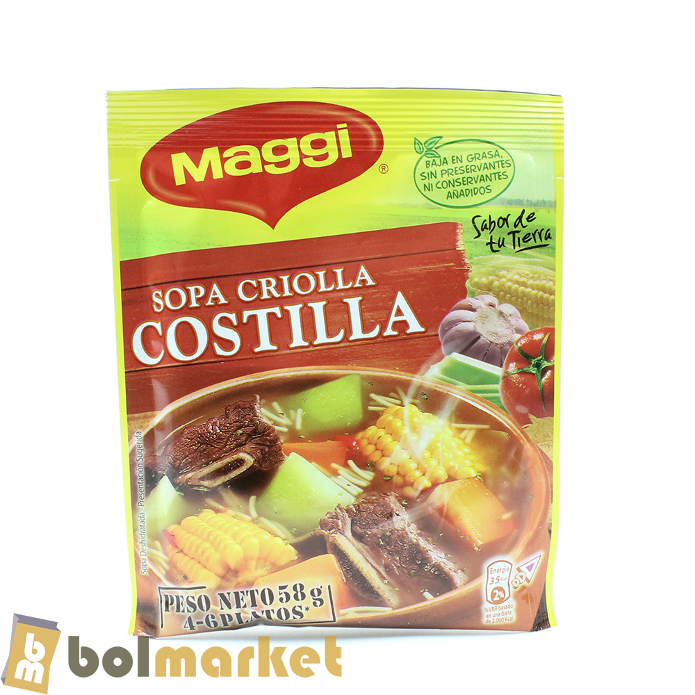 Maggi - Sopa Criolla Costilla - 2.04 oz (58g)
