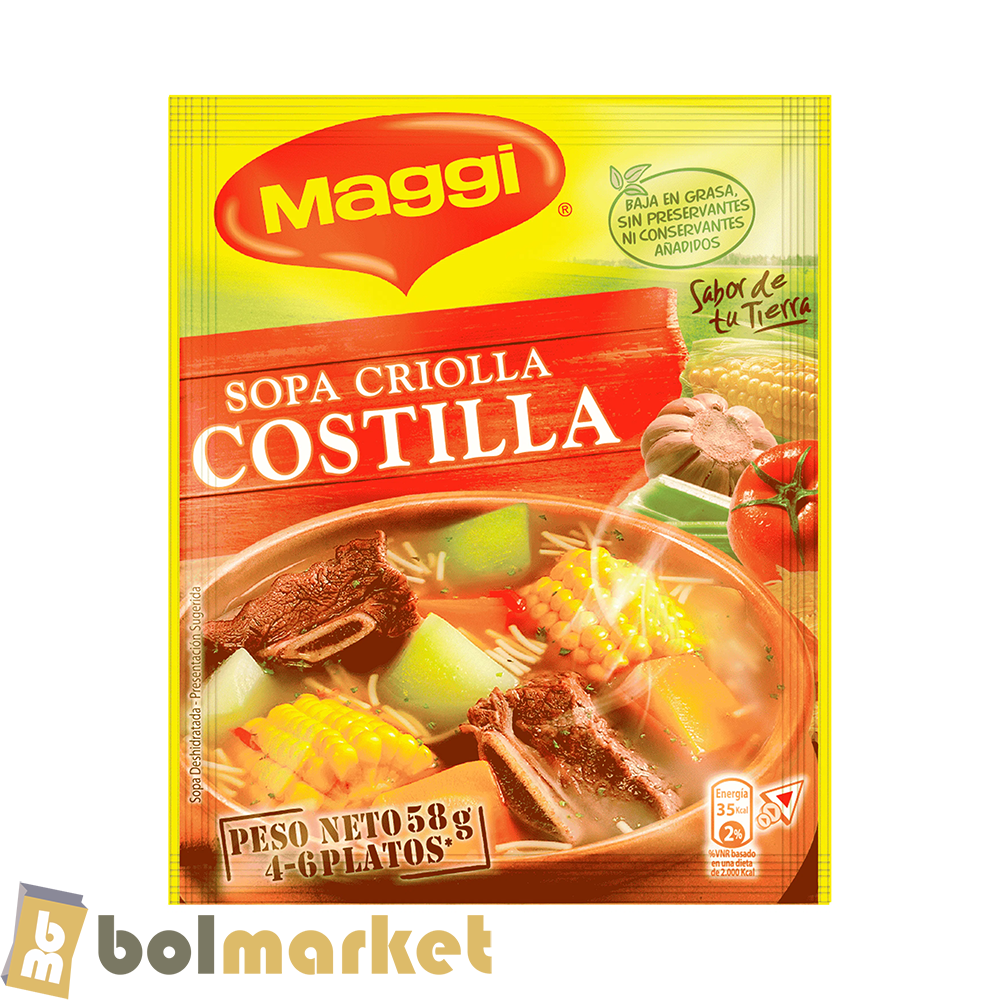 Maggi - Sopa Criolla Costilla - 2.04 oz (58g)