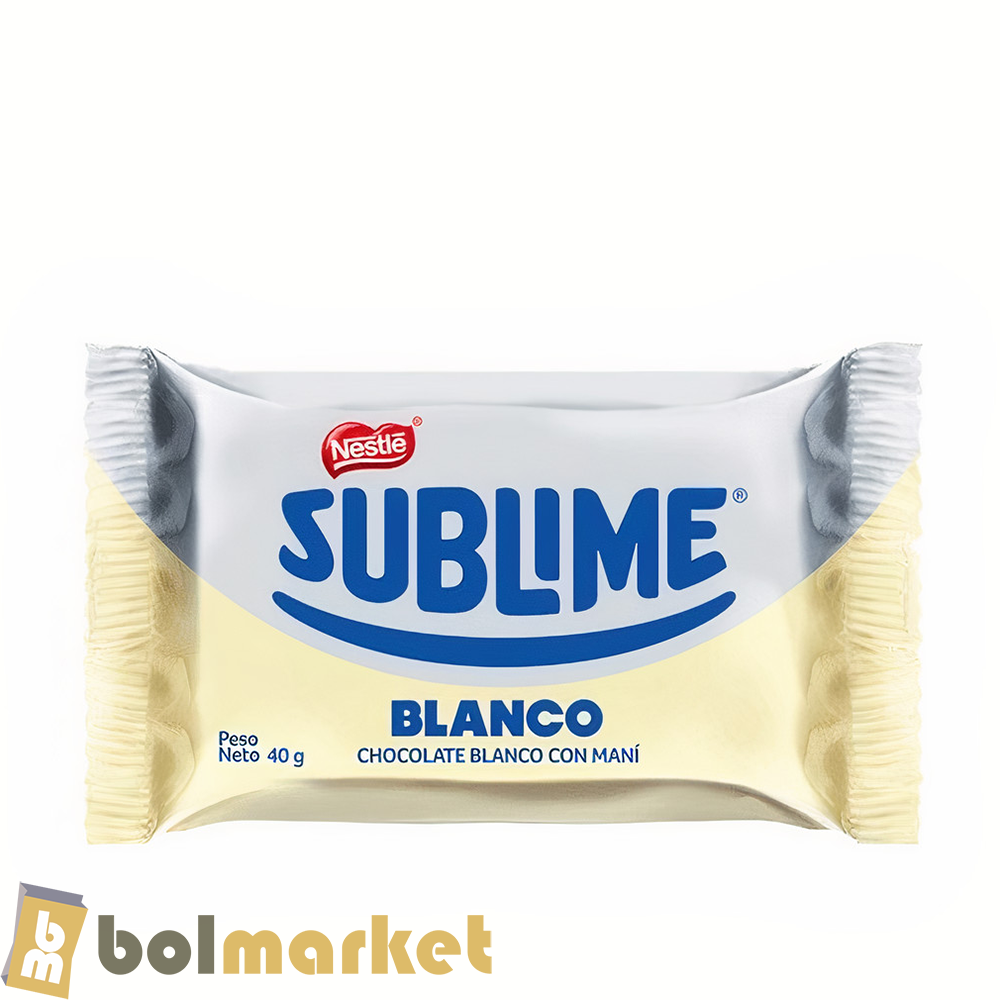 Nestle - Chocolate Sublime Blanco - 1 barra - (40g)