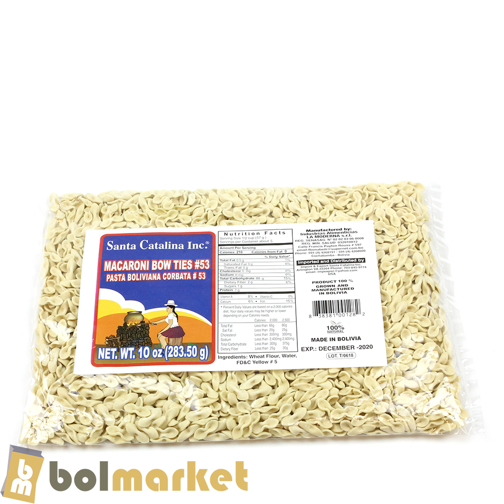 Santa Catalina - Pasta Boliviana - Corbata #53 - 10 oz (283.50g)