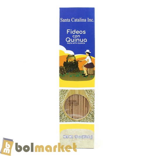 Santa Catalina - Pasta Boliviana - Fideos con Quinua - 16oz (453.6g)