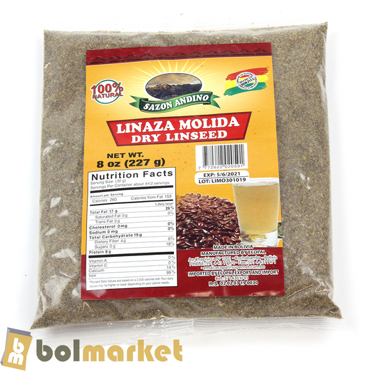 Sazon Andino - Linaza Molida - 8 oz (227g)