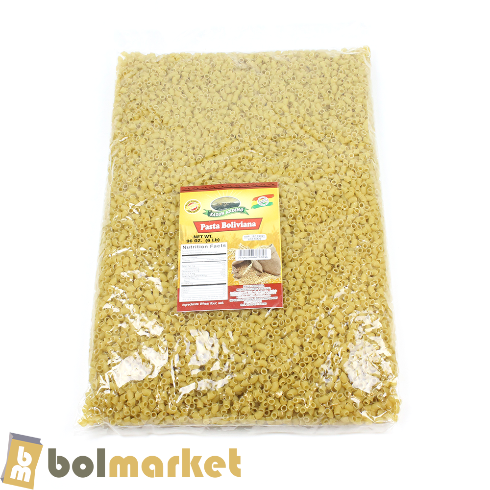 Sazon Andino - Pasta Boliviana - Codito - 96 oz (6 lbs)