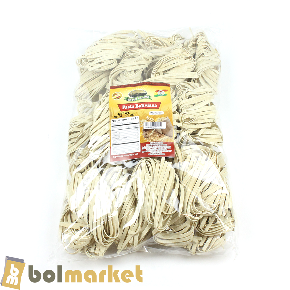 Sazon Andino - Pasta Boliviana - Tallarin - 96 oz (6 lbs)