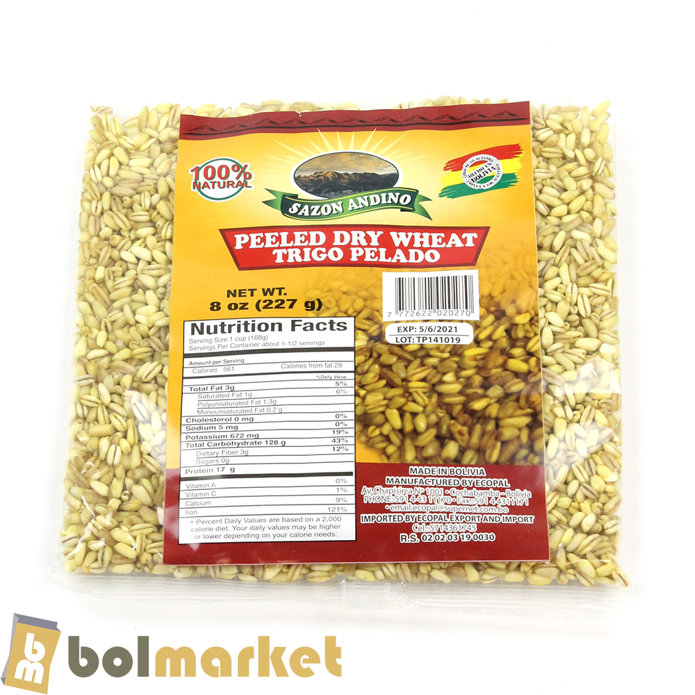 Andean Seasoning - Peeled Wheat - 8 oz (227g)
