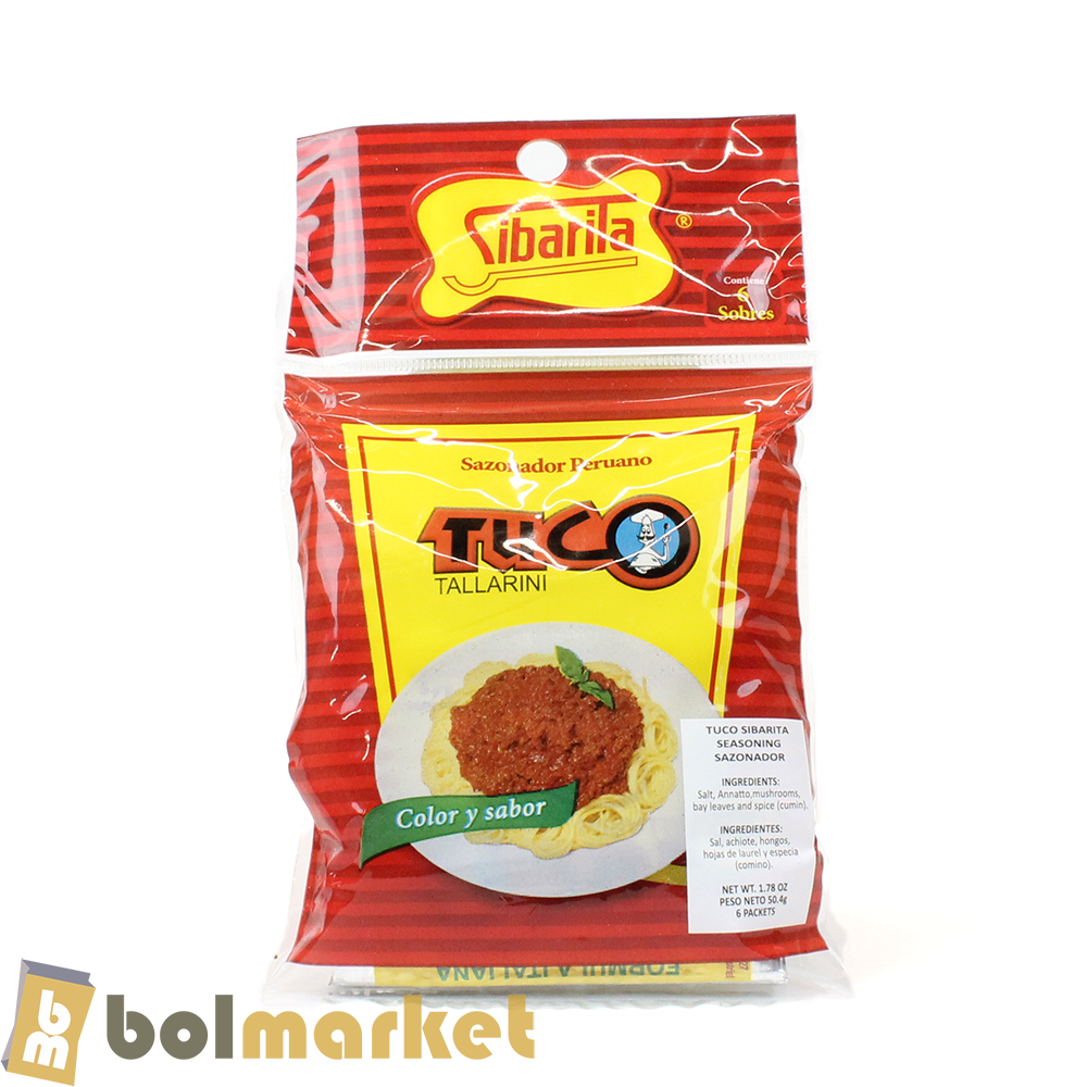 Sibarita - Tuco Tallarini Seasoning - Pack of 6 Envelopes - 1.78 oz (50.4g)